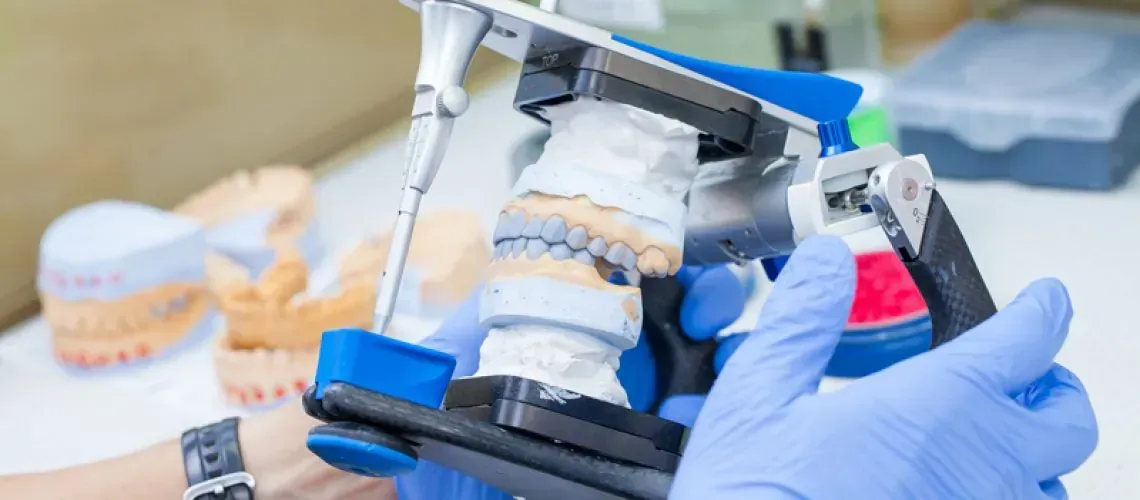 Dentist with Surgical Tools